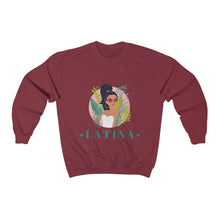 Load image into Gallery viewer, Latina Woman  Crew-neck Graphic Sweatshirt - Ur Easy Way Shop