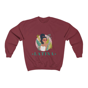 Latina Woman  Crew-neck Graphic Sweatshirt - Ur Easy Way Shop