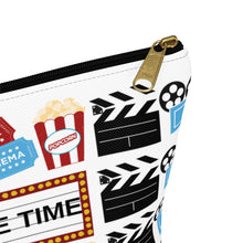 Load image into Gallery viewer, Movie Time Accessory Pouch w T-bottom - Ur Easy Way Shop