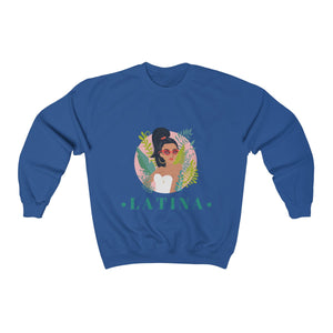 Latina Woman  Crew-neck Graphic Sweatshirt - Ur Easy Way Shop