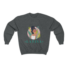 Load image into Gallery viewer, Latina Woman  Crew-neck Graphic Sweatshirt - Ur Easy Way Shop