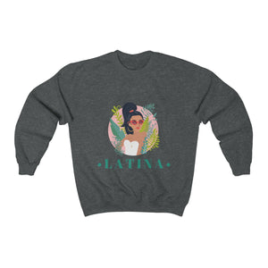 Latina Woman  Crew-neck Graphic Sweatshirt - Ur Easy Way Shop