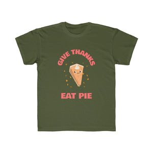 Thanksgiving Pie Girl Short Sleeve T-Shirt - Ur Easy Way Shop