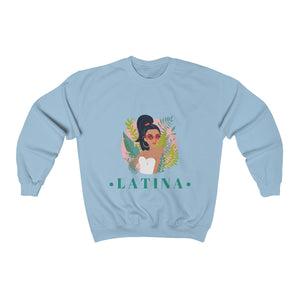 Latina Woman  Crew-neck Graphic Sweatshirt - Ur Easy Way Shop