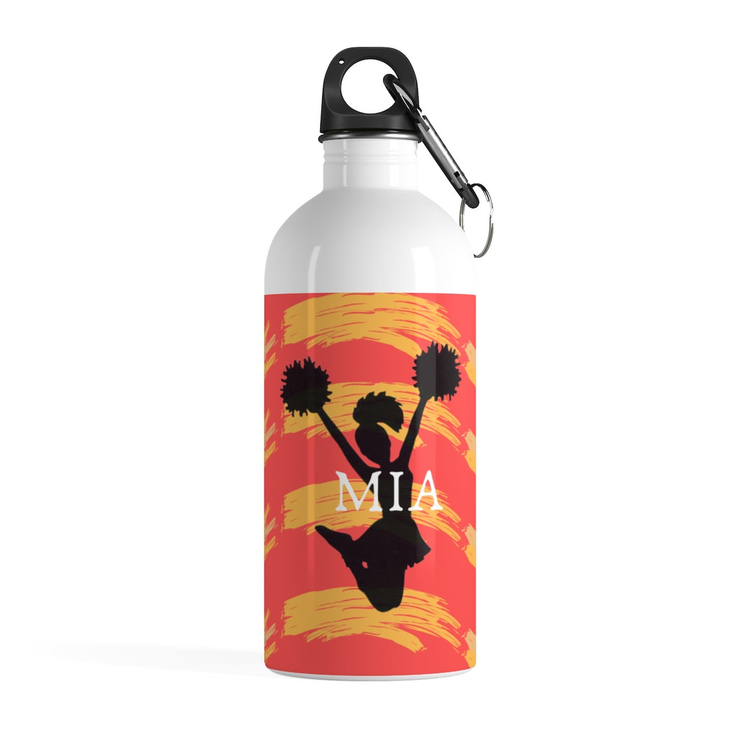 Girl Mia Cheerleader Custom Stainless Steel Water Bottle - Ur Easy Way Shop