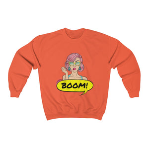 Women Pop Art Unique  Crew-neck Sweatshirt - Ur Easy Way Shop