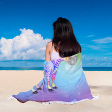 Load image into Gallery viewer, Zebra Felling Tropical Beach Towel Round - Ur Easy Way Shop