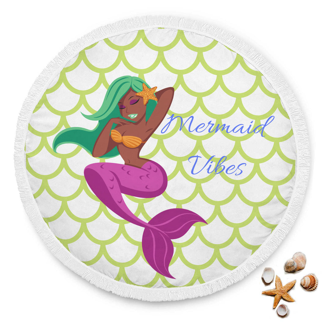 Mermaid Beach Towel Round - Ur Easy Way Shop