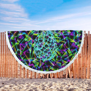 Multicolored Pineapple Beach Towel Round - Ur Easy Way Shop