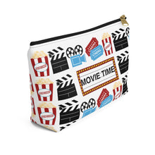 Load image into Gallery viewer, Movie Time Accessory Pouch w T-bottom - Ur Easy Way Shop