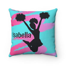 Load image into Gallery viewer, Girl Custom Cheerleader Pillow Square - Ur Easy Way Shop