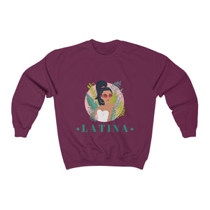 Latina Woman  Crew-neck Graphic Sweatshirt - Ur Easy Way Shop