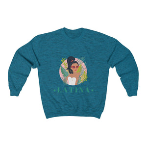 Latina Woman  Crew-neck Graphic Sweatshirt - Ur Easy Way Shop