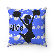 Load image into Gallery viewer, Custom Cheerleader Square Throw Pillow - Ur Easy Way Shop