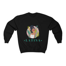 Load image into Gallery viewer, Latina Woman  Crew-neck Graphic Sweatshirt - Ur Easy Way Shop