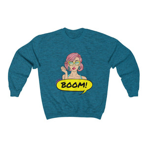 Women Pop Art Unique  Crew-neck Sweatshirt - Ur Easy Way Shop