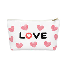 Load image into Gallery viewer, Love Accessory Pouch w T-bottom - Ur Easy Way Shop