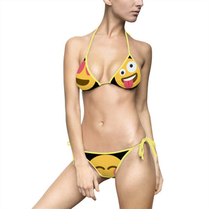 Emoji Women's Bikini Swimsuit/Two Piece Swimsuit - Ur Easy Way Shop