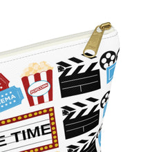 Load image into Gallery viewer, Movie Time Accessory Pouch w T-bottom - Ur Easy Way Shop