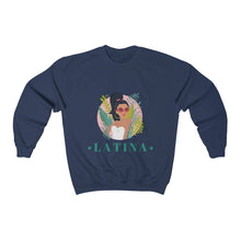 Load image into Gallery viewer, Latina Woman  Crew-neck Graphic Sweatshirt - Ur Easy Way Shop