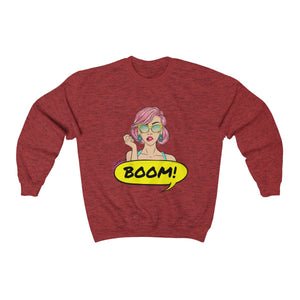 Women Pop Art Unique  Crew-neck Sweatshirt - Ur Easy Way Shop