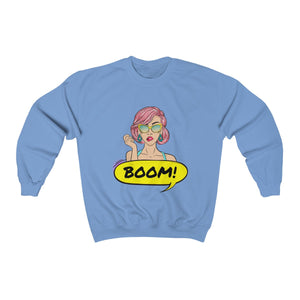 Women Pop Art Unique  Crew-neck Sweatshirt - Ur Easy Way Shop