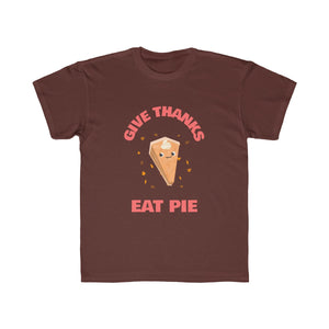 Thanksgiving Pie Girl Short Sleeve T-Shirt - Ur Easy Way Shop