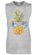 Load image into Gallery viewer, Pineapple with Sunglasses Tank Top - Ur Easy Way Shop