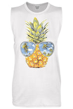 Load image into Gallery viewer, Pineapple with Sunglasses Tank Top - Ur Easy Way Shop