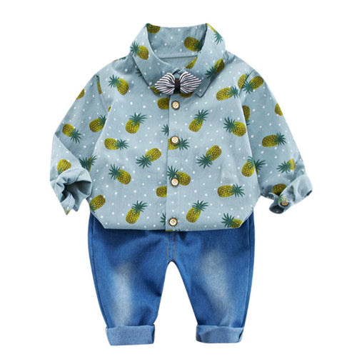 Boy Pineapple Print Set - Ur Easy Way Shop