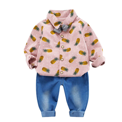 Boy Pineapple Print Set - Ur Easy Way Shop