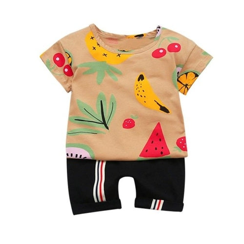 Baby/ Boys Fruit Print Set - Ur Easy Way Shop