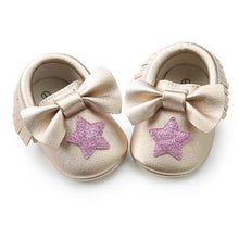 Load image into Gallery viewer, Lovely Baby Girl Shiny Sequins Bow-knot Star Shoes - Ur Easy Way Shop