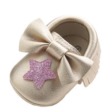 Load image into Gallery viewer, Lovely Baby Girl Shiny Sequins Bow-knot Star Shoes - Ur Easy Way Shop