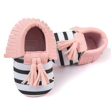 Load image into Gallery viewer, Baby Pink Striped Slip On Shoes - Ur Easy Way Shop