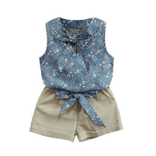Load image into Gallery viewer, Baby/Girls Floral Bow Set - Ur Easy Way Shop