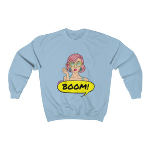 Women Pop Art Unique  Crew-neck Sweatshirt - Ur Easy Way Shop