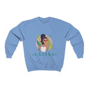Latina Woman  Crew-neck Graphic Sweatshirt - Ur Easy Way Shop