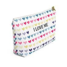 Load image into Gallery viewer, I love Me Accessory Pouch w T-bottom - Ur Easy Way Shop