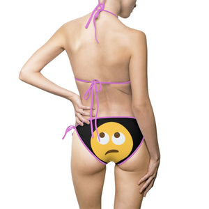 Emoji Women's Bikini Swimsuit/Two Piece Swimsuit - Ur Easy Way Shop