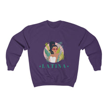 Load image into Gallery viewer, Latina Woman  Crew-neck Graphic Sweatshirt - Ur Easy Way Shop