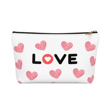 Load image into Gallery viewer, Love Accessory Pouch w T-bottom - Ur Easy Way Shop