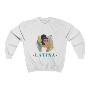 Latina Woman  Crew-neck Graphic Sweatshirt - Ur Easy Way Shop