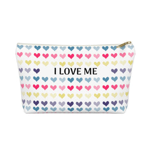 I love Me Accessory Pouch w T-bottom - Ur Easy Way Shop