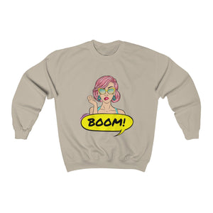 Women Pop Art Unique  Crew-neck Sweatshirt - Ur Easy Way Shop