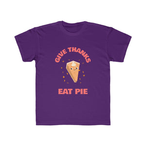 Thanksgiving Pie Girl Short Sleeve T-Shirt - Ur Easy Way Shop