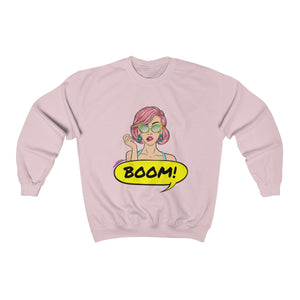 Women Pop Art Unique  Crew-neck Sweatshirt - Ur Easy Way Shop