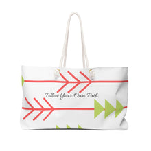 Load image into Gallery viewer, Follow Your Own Path Weekender Bag - Ur Easy Way Shop