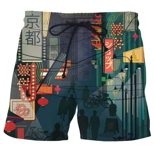 東京都 (Tokyo)  Men's Shorts Swim trunks - Ur Easy Way Shop