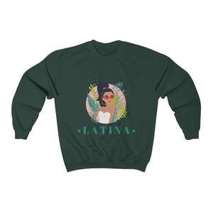 Latina Woman  Crew-neck Graphic Sweatshirt - Ur Easy Way Shop